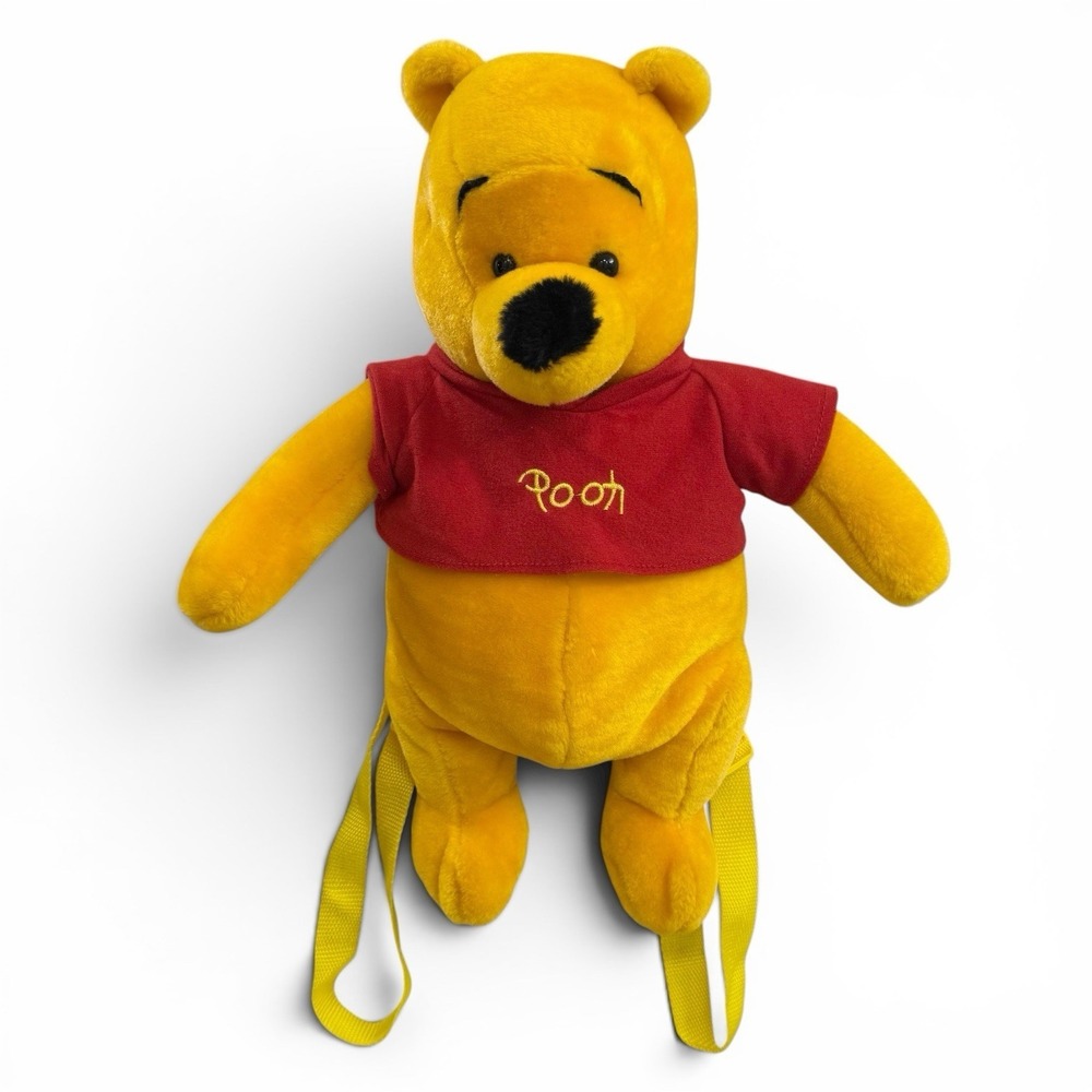 Walt Disney Winnie‎ the Pooh 16" Plush Backpack Bag Adjustable Straps